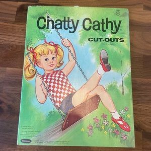 Vintage Chatty Cathy Cut-Outs Doll
